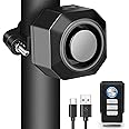Cruxer Bicycle Alarm System With USB Rechargeable, Anti-Theft Accessories, Theft With Remote Control, Wireless, Bicycle Lock, Alarm Pendant For Scooter, MTB, Ebike, E Scooter