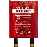 LOREX LR-FB1010CP Premium Serisi 100cm x 100cm &Ccedil;antalı Yangın Battaniyesi
