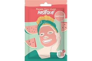 Masque Tissu Visage Facial Pastèque - Soin Nourrissant et Hydratant - Soin Express en 10 Minutes - Pour Peau Douce et Éclatante - Routine Skincare Visage et Beauté - French Tendance