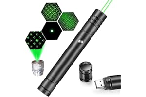 SYFFWZH Lampe de poche à longue portée avancée, mini lampe de poche rechargeable haute puissance avec chapeau d'étoiles amovible lampe de poche multifonctionnelle pour l'astronomie, la construction et l'exp [