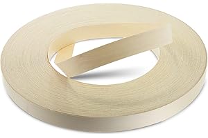 WoodPress® 22mm Real Maple Wood Pre-Glued Veneer Edging Tape – 50m Trade Roll – Iron-On Wood Application
