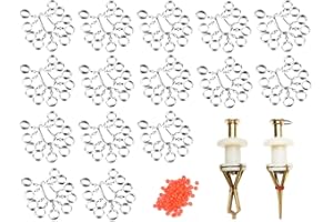 Drchoer Pellet Bander Tool Kits: 200 Pcs Carp Pellets Bands Micro Bait Bands 2pcs Expander Set for Carp Coarse Fishing Tackle