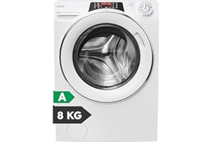 Candy RapidO RO1486DWMCT/1-S Lavadora 8 KG, 1400 RPM,Pantalla Smart Text, Panel Smart Touch, Wi-Fi, Snap & Wash, 16 Ciclos, 9 Rápidos, Motor Inverter, Función Vapor, Inicio Diferido 24H, 76 DB