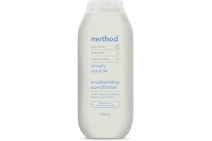 Method Moisturising Conditioner, Simply Nourish, Coconut, Rice Milk & Shea Butter Scent, Sulphate-Free, 350ml