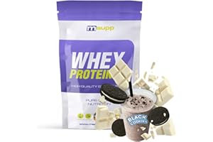 MM SUPPLEMENTS - Whey Protein80-500 g - WhiteChoc & Black Cookies - Suplemento Deportivo Puro de Calidad - Proteína Whey - Con Lacprodan de Arla y Suero de Leche - Ayuda a Aumentar la Masa Muscular