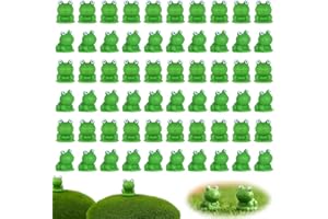 YaLiyA Pack of 60 Mini Frogs Mini Frog Garden Decoration Mini Resin Frogs Miniature Frogs Small Frogs Made of Resin Small Frog Ornaments for Garden Home Office Decoration