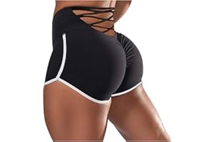 Luckywaqng Tenue de pole dance enfant short capris short de compression legging femme entraînement yoga vélo slip pantalon de soirée femme sexy