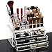 Produktbild Enyya, Aufbewahrungs-Ständer, Acryl, transparent, 4, 5 und 6Schubladen, für Kosmetik, Make-up, Nagellack, Kunst und Kunsthandwerk, Pinsel-Sets und Schmuck, 4 drawar