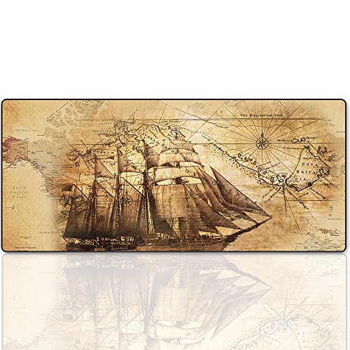 Alfombrilla de ratón extragrande para gaming de Cmhoo, color 90x40 Sboat