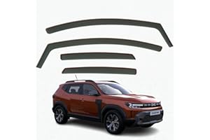 AIRFLUX Lot de 4 déflecteurs d'air compatibles avec les modèles Dacia Duster MK3 2024 2025 2026.