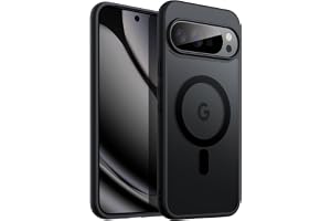 JETech Magnetiskt Skal för Google Pixel 10/10 Pro, Obsidian | Kompatibel med MagSafe och för Pixelsnap-Laddare, Genomlysande