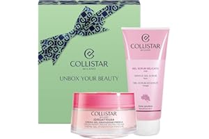 Collistar Cofanetto Regalo Donna Viso Idroattiva+ con Crema-Gel Idratazione Fresca 50ml + Gel Scrub Delicato Viso 100ml – Idratante, Esfoliante e Naturale