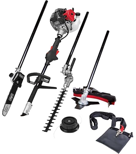 Taille-haie Élagueur BU-KO 52cc Avec Perche Extension 75cm - Outil Jardin Pro Pour Coupe Précis