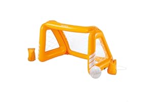 Intex- Porta Pallanuoto Gioco, colori assortiti, 124 x 84 x 76 cm, 58507NP