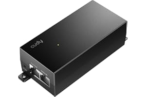 Cudy POE200 - Inyector PoE (30 W, Gigabit PoE+, 48 V-54 V/ 30 W, 10/100/1000 Mbit/s, RJ-45, IEEE 802.3af / 802.3at)