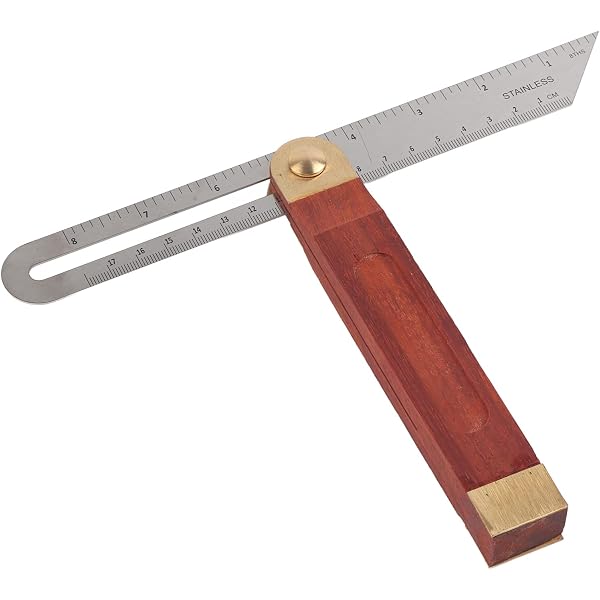 Bevel Angle Ruler Sliding T-bevel Unlorspy Angle Finder - 9 Inch Multi-Angle Ruler With ...