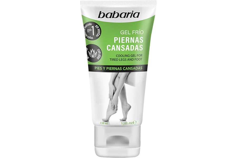 Babaria - Gel Frio Piernas Cansadas 150ml | Crema Piernas Cansadas | Bienestar Para Piernas Y Pies Cansados | Crema Antiinfla