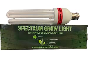 SPECTRUM GROW LINE SOLUTION FOR GROWERS Spectrum CFL 125W, 200W, 300W 5U-8U 2700k Fioritura (125, Watt)