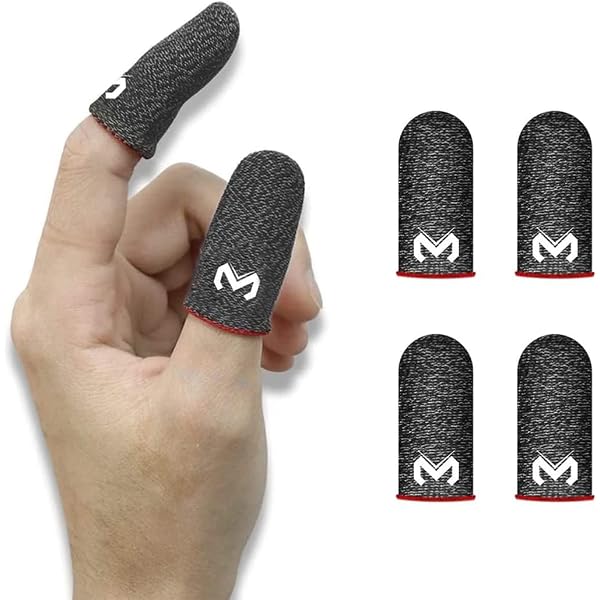 IOURVYA Manette Trigger Mobile 4 Gâchettes Pour PUBG - Compatible IPhone Et Android - Clip-On Sans Rayures