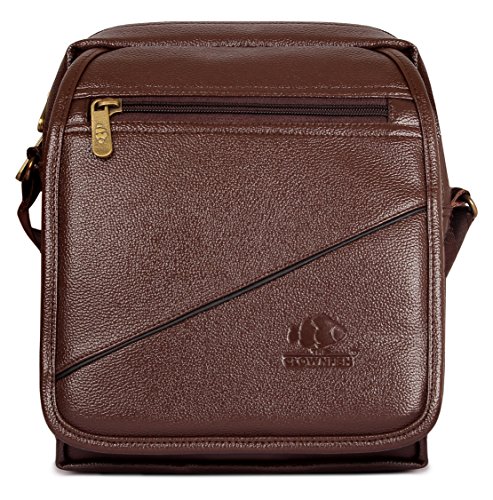 faux leather unisex sling bag