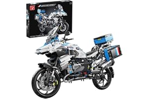 AUSPCERS Moto Technic per S1000RR, 2369 pezzi Moto Technic, regalo di costruzione per bambini e adulti, modello meccanico compatibile con la tecnologia Lego