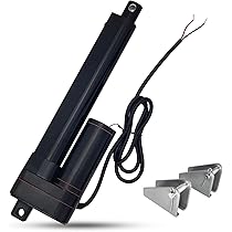 Jvnvlki Lineaire aandrijving, 12 V, 2000 N, 400 mm, heflengte, IP65 waterdicht, 8 mm/s, lineaire actuator, lineaire techniek-aandrijving, lineaire motor met montagebeugels, voor deuropener