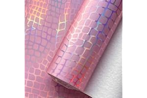 XHT 30X135cm Phantom Kunstleder,synthetisches PU-Leder, verwendet für DIY, Nähen, Kunsthandwerk, Schleifen, Schmuck machen (Rose 2)