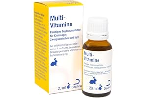 DECHRA Albrecht Multivitaminas 20 ml solución para pequeños roedores, conejos enanos y erizos