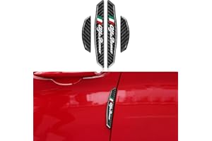 HENGYUESHANG Adesivi per portiere dell’auto e paraurti, in fibra di carbonio, ideali per donare un nuovo stile all’auto