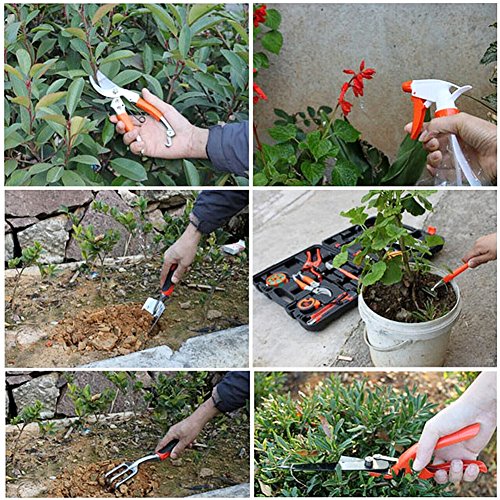 Dazone® 12-teilig Gartengeräte Set/ Garten Werkzeug Set für Gartenarbeit - 7