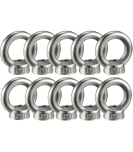 Ringmuttern M6 Edelstahl - 10 Stück Für Aufhängung & Befestigung