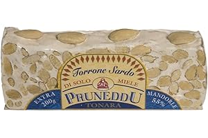 PRUNEDDU Torrone di miele 55 % di mandorle 200 gr