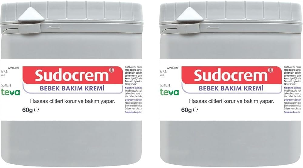 Sudocrem Bebek Bakım Kremi 60 Gr X2 Adet