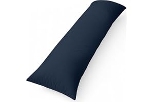 Utopia Bedding Kroppskudde 40×145 cm för sidosovare, marinblå | Kroppskudde, gravidkudde, för sidosovare, positioneringskudde