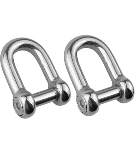 Grilli A D In Acciaio Inox 304 - 10 Pezzi M4 - Portata 60 Kg - Per Argani E Tiranti