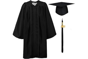 GraduationMall Guardería Graduación Toga y Birrete Mate para Niños 2025 Preescolar Niño Niña Regalo 9 Colores