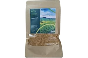 BORUNDIL Mostaza, Semillas de Mostaza, Mostaza en Semillas, Especia Natural, Condimento Culinario, Aromático, Semillas orgánicas, Té de Mostaza, Infusion de Mostaza, Mostaza en Infusion, Especias y hierbas.