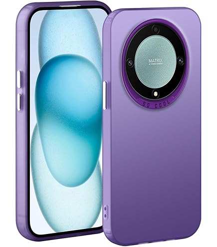 Custodia Silicone Per HONOR Magic5 Lite 5G - Design Slim, Antiscivolo, Colore Blu Zaffiro - Foto 7