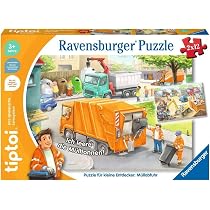 Puzzle Ravensburger Tiptoi 00229 - 3 Premiers Puzzles Ferme, 3x6 Pièces, 2+ Ans
