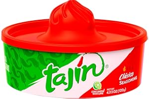 Tajín Clásico Glass Rimmer Mexican Chilli & Lime Seasoning (120g) - Authentic Mexican Chili & Lime Seasoning | Perfect for Drinks & Cocktails - Extra Zing Kick | Clasico Chilli Lime | Gastro Group®