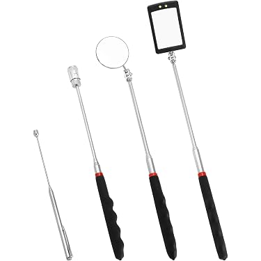 A-TIL Specchio Telescopico Di Ispezione Con 2 LED Illuinati, Batteria - 5