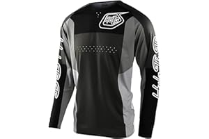 HULG Męskie koszulki rowerowe MTB, lekkie materiały MX MTB, oddychający materiał, rower górski z długim rękawem oddychająca wygodna miękka odprowadzająca wilgoć koszulka rowerowa