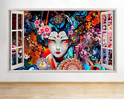 C368 Japanese Design Art Collage Window Wall Decal 3D Art Stickers Vinyl RoomKids Bedroom Baby Nursery Cool Livingroom Hall Boys Girls