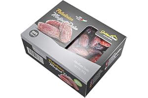 YAFFA Golden Dome Delicious and Juicy Medium Medjool Dates - All Natural, No Added Sugar, Free from Additives, Sustainably Grown and Hand-Picked Palestinian Dates (900g)