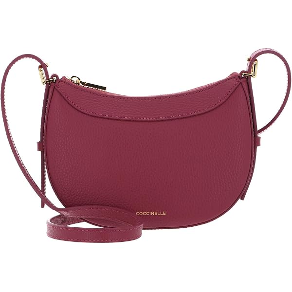Sac à épaule Coccinelle Binxie En Cuir Grainé – Noir Taille M – Neuf Avec étiquettes