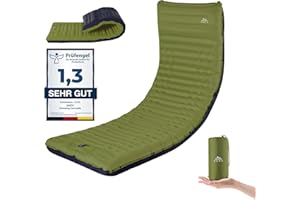 GGOV Isomatte Selbstaufblasend für Camping, 12 cm Höhe Bequeme Selbstaufblasende luftmatratze für Wandern, Ultraleicht Wasser