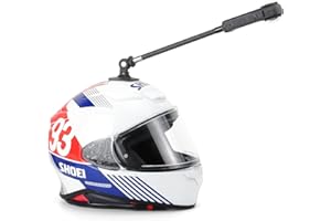 SEASKY A2-T20 CF - Soporte de casco de fibra de carbono para Insta360, X5, X4, X3, X2, compatible con GoPro Max 360 panorámica, deportes, cámara de acción, esquí, monopatín, bicicleta, montar en