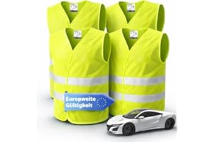 POWR CAR gilets de sécurité pour voiture ISO20471 2026 - gilets de sécurité lumineux et réfléchissants pour voitures et camions
