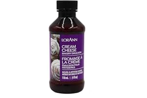 Lorann Oils Bakery Emulsions Natural and Artificial Flavor 4oz-Cream Cheese, Other, Multicoloured, 118 ml (Pack of 1)