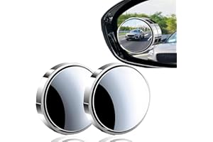 Yuentoen Auto Toter Winkel Spiegel, Toter-Winkel-Spiegel mit Saugnapf für Auto,360° Verstellbarer Weitwinkel-Seitenrückspiegel, abnehmbar HD-Glas Seitenspiegel für Autos, LKWs, SUVs(2 Stück)